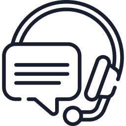 Line art icon of a judge's gavel resting on its sounding block, symbolizing law, justice, or auctions.